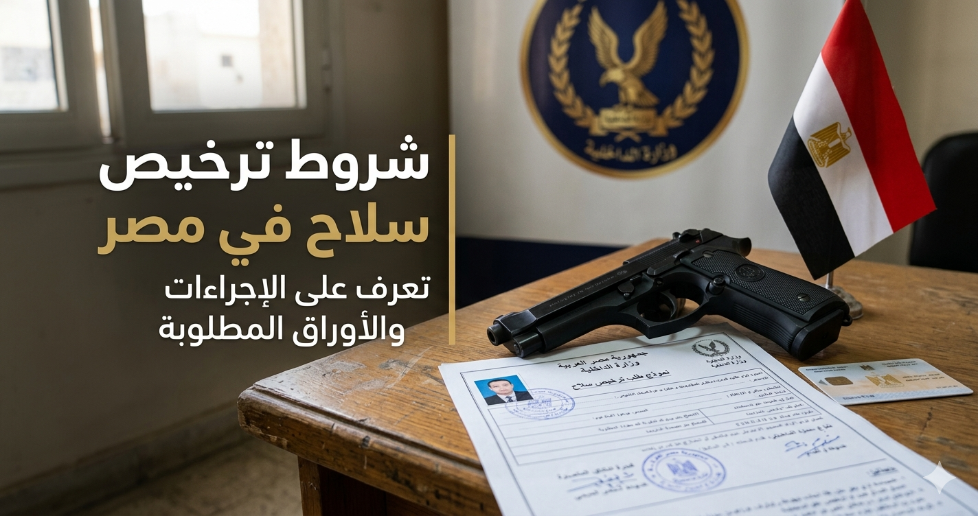 شروط ترخيص السلاح في مصر